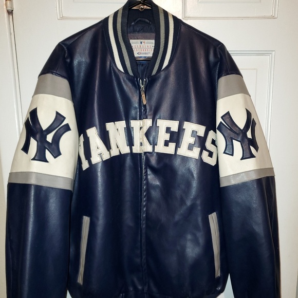 new york yankees leather jacket